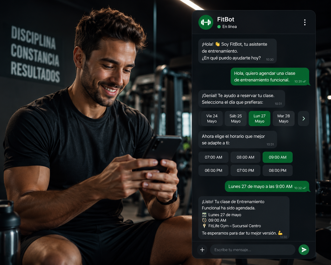 FitBot — Gimnasio