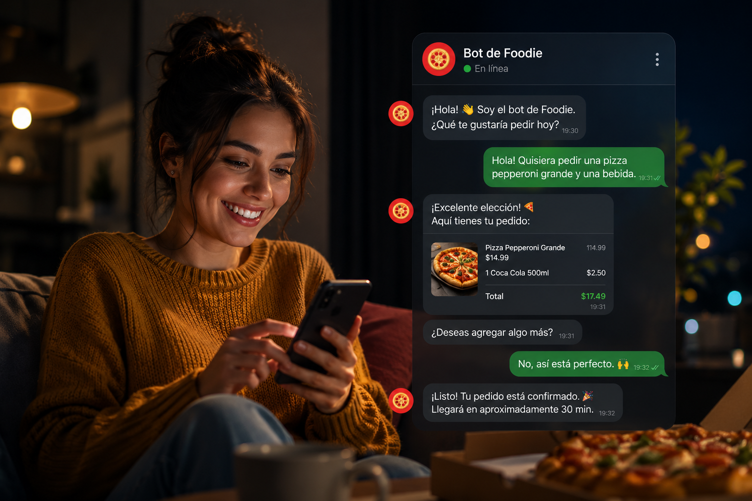 Bot de Foodie — Restaurante